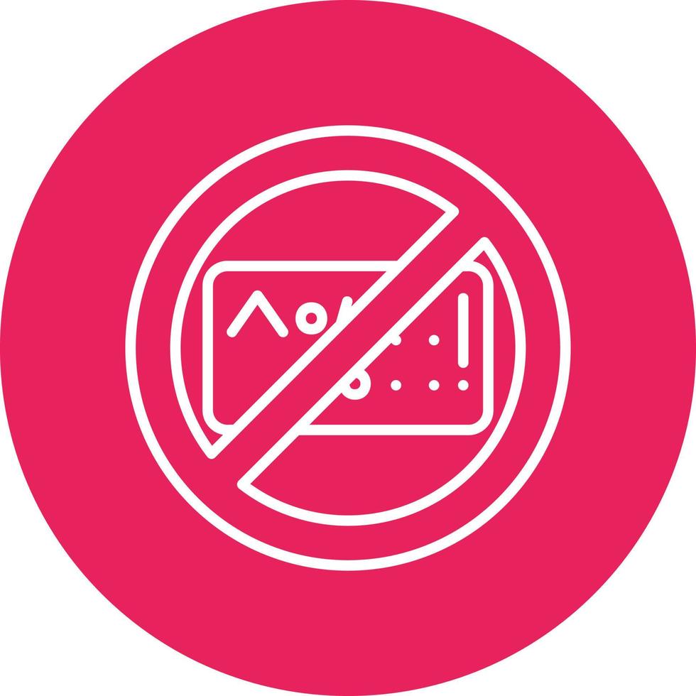 No Cursing Vector Icon