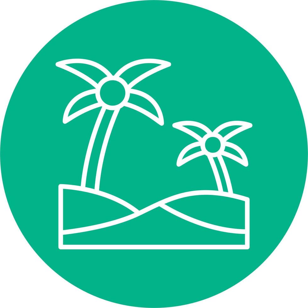 Oasis Vector Icon