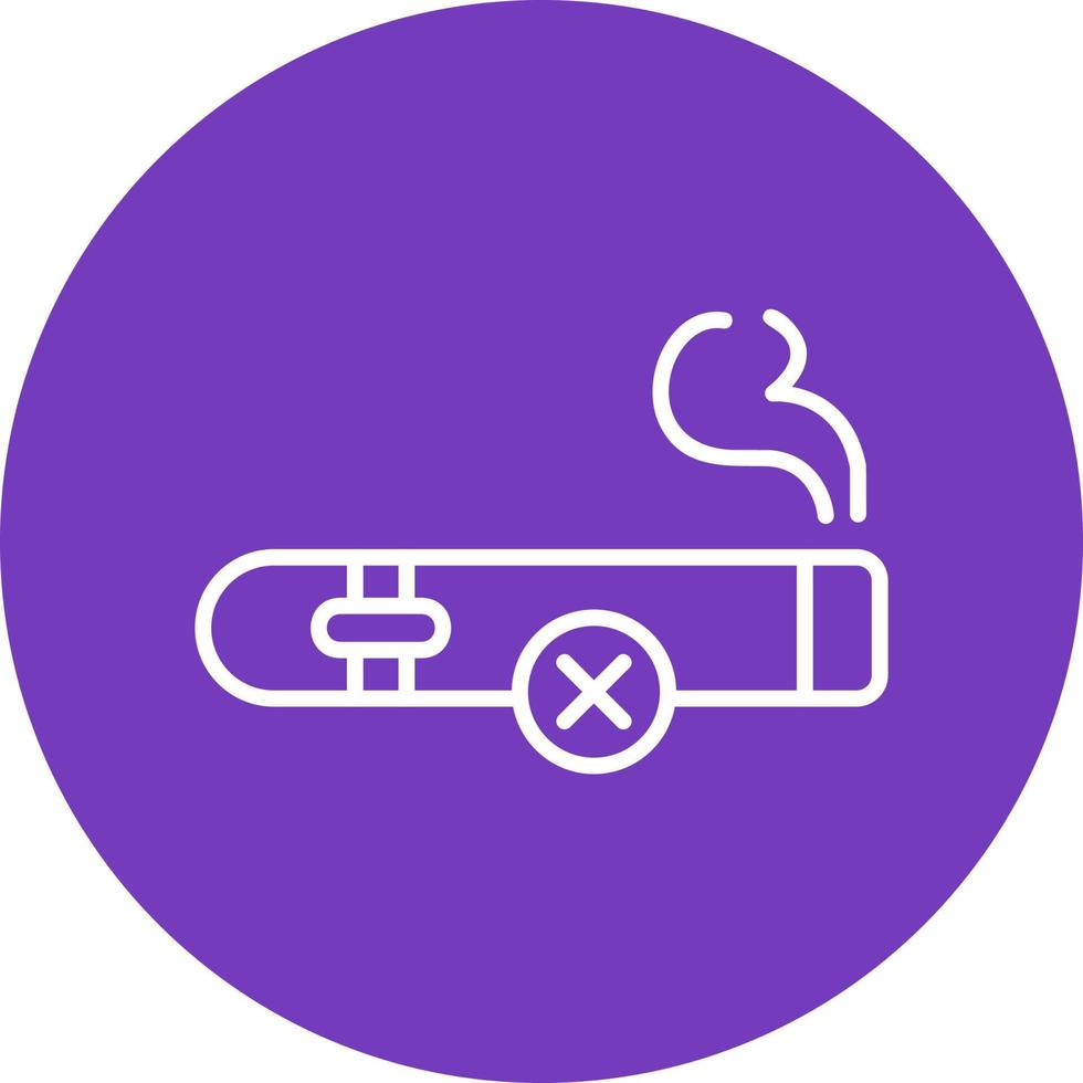 No Cigar Vector Icon