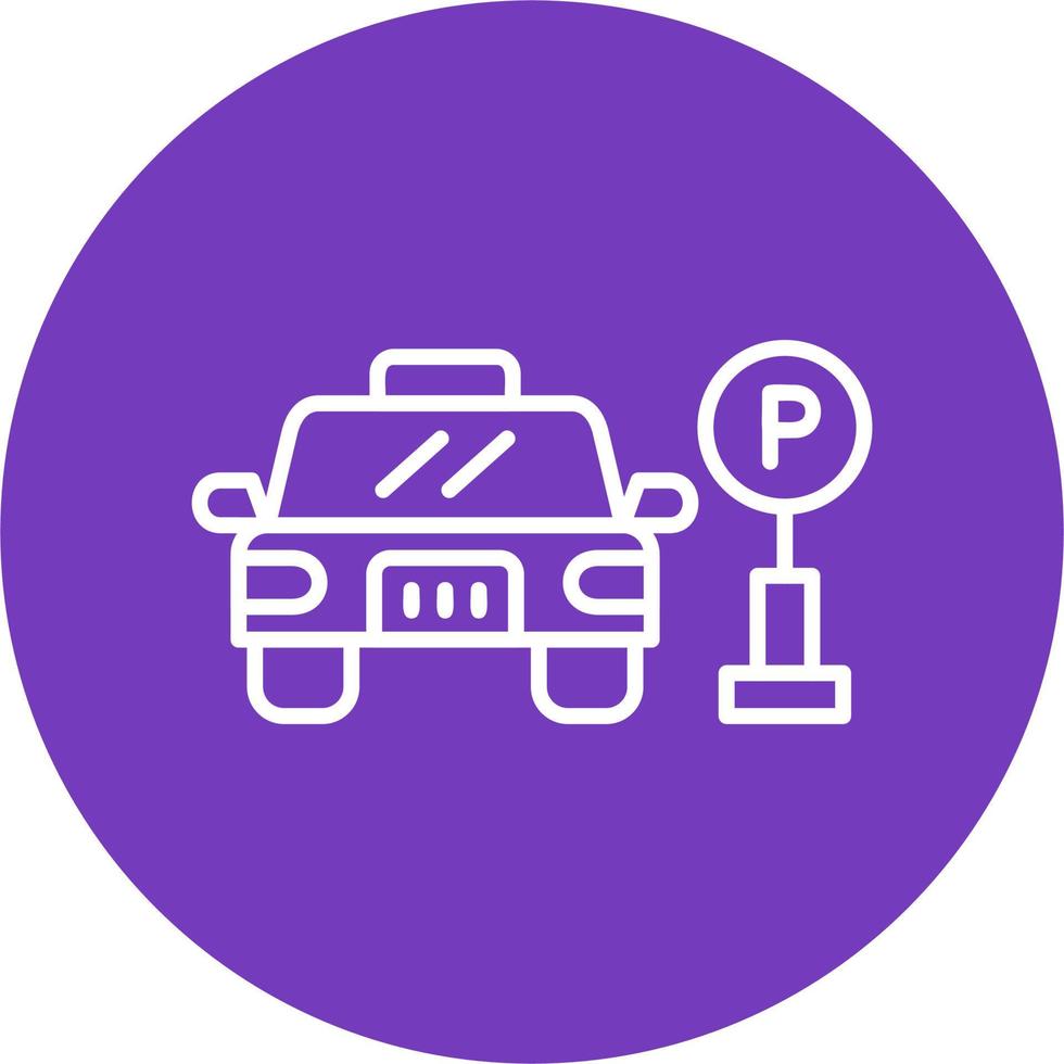 Parking Area Vector Icon