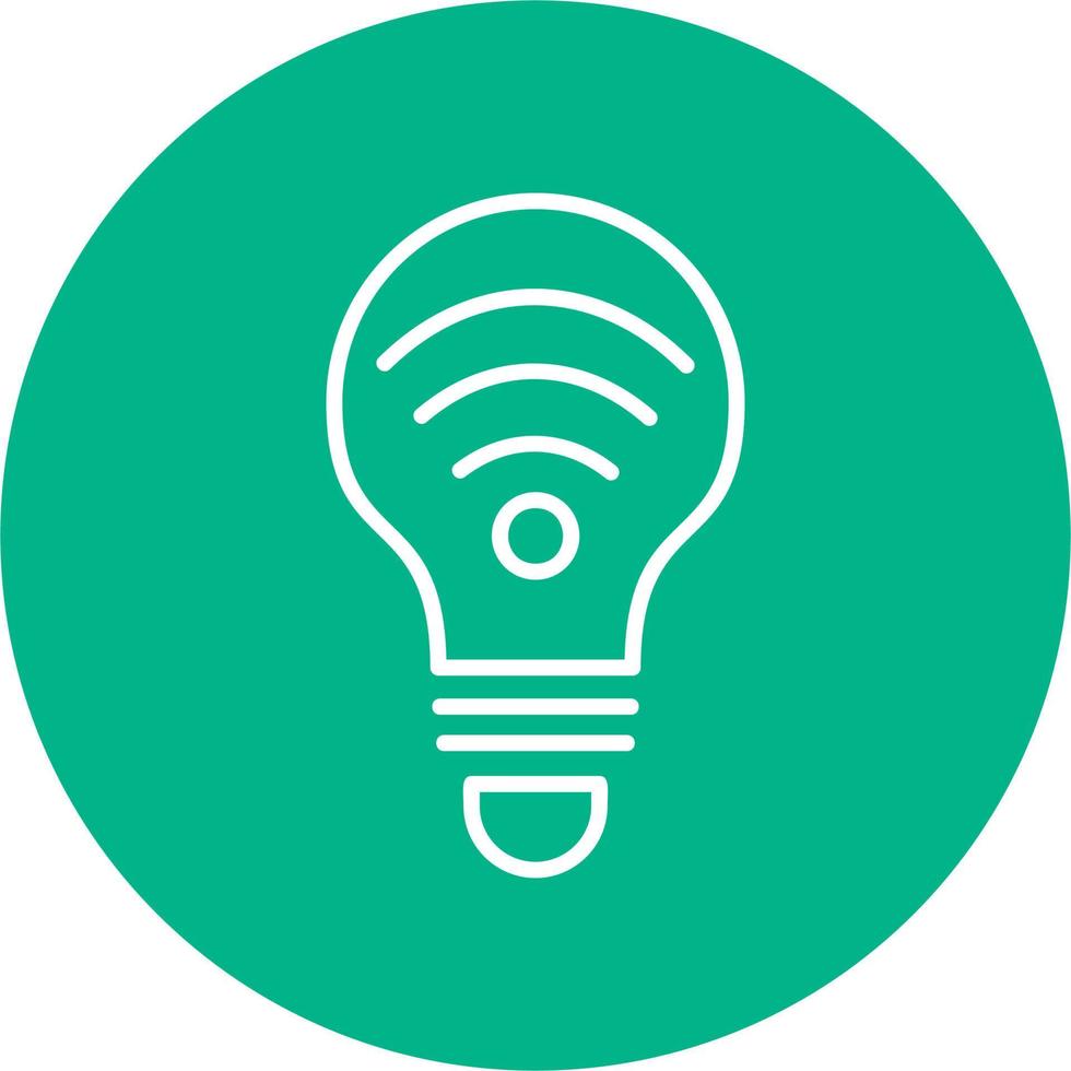 Smart Bulb Vector Icon
