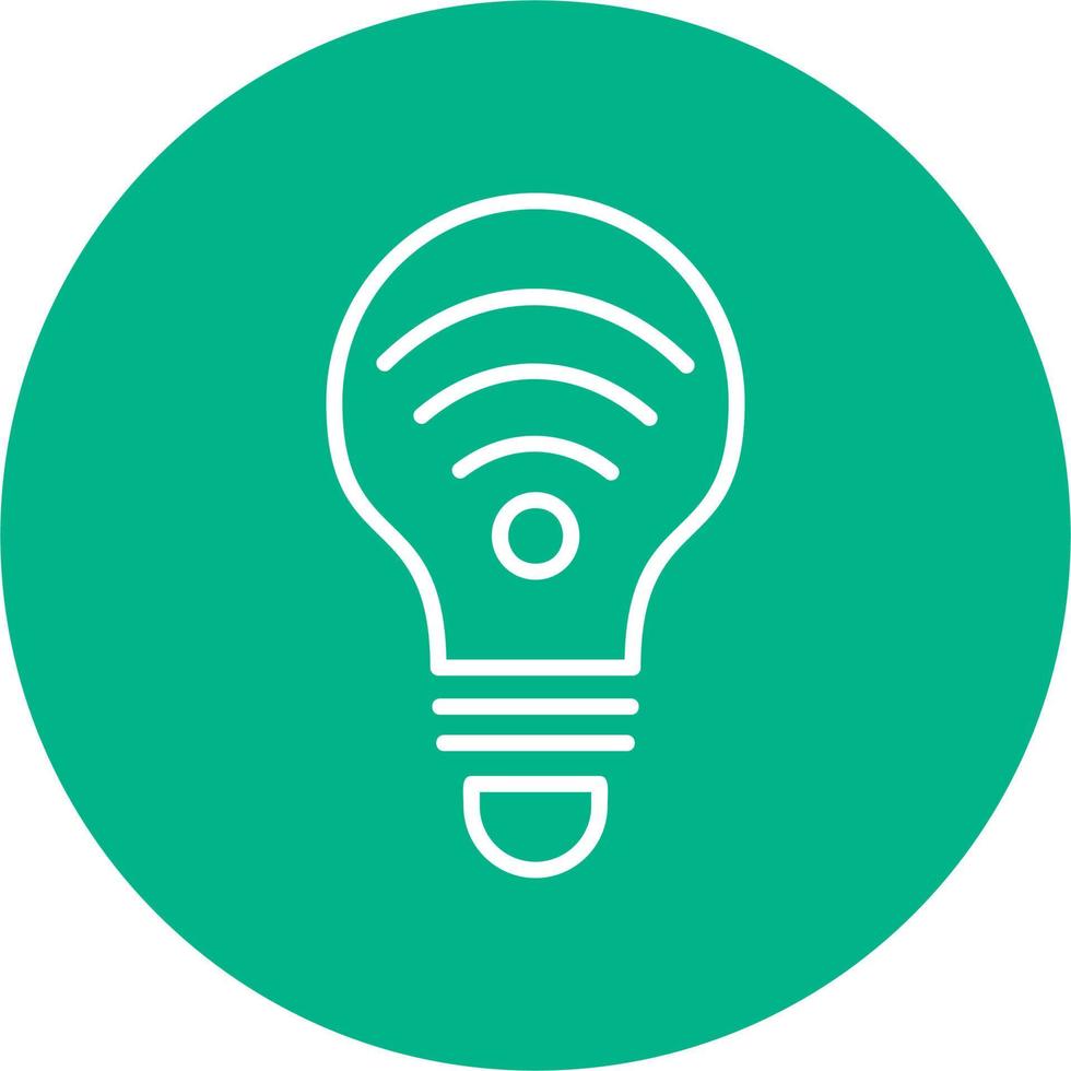 Smart Bulb Vector Icon