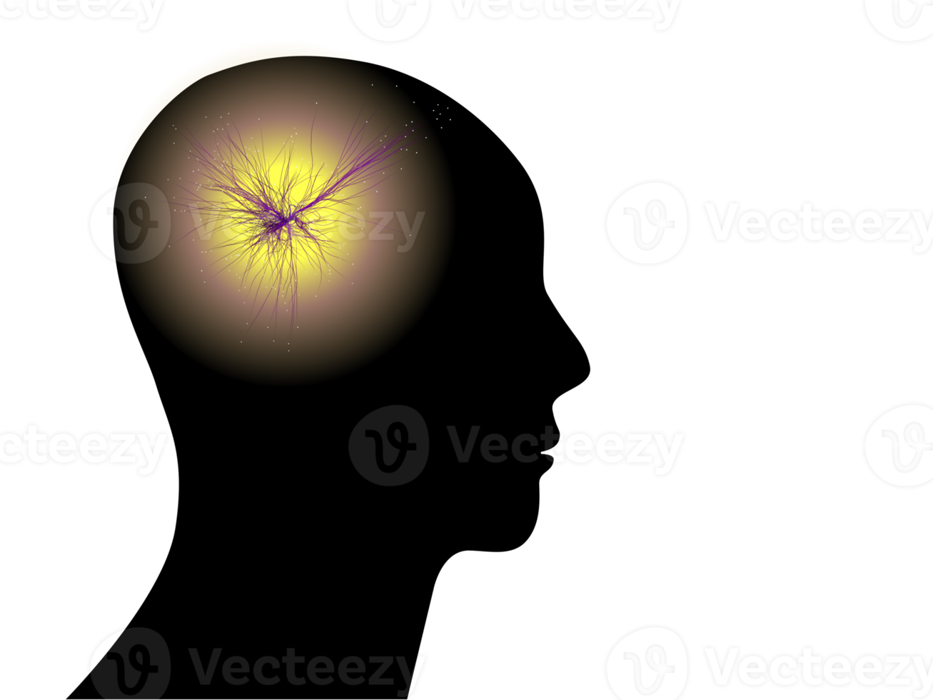 inteligente cérebro comunicação tecnologia humano cérebro ondas artificial inteligência tecnologia png