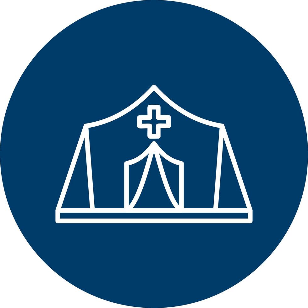 Refugee Camp Vector Icon