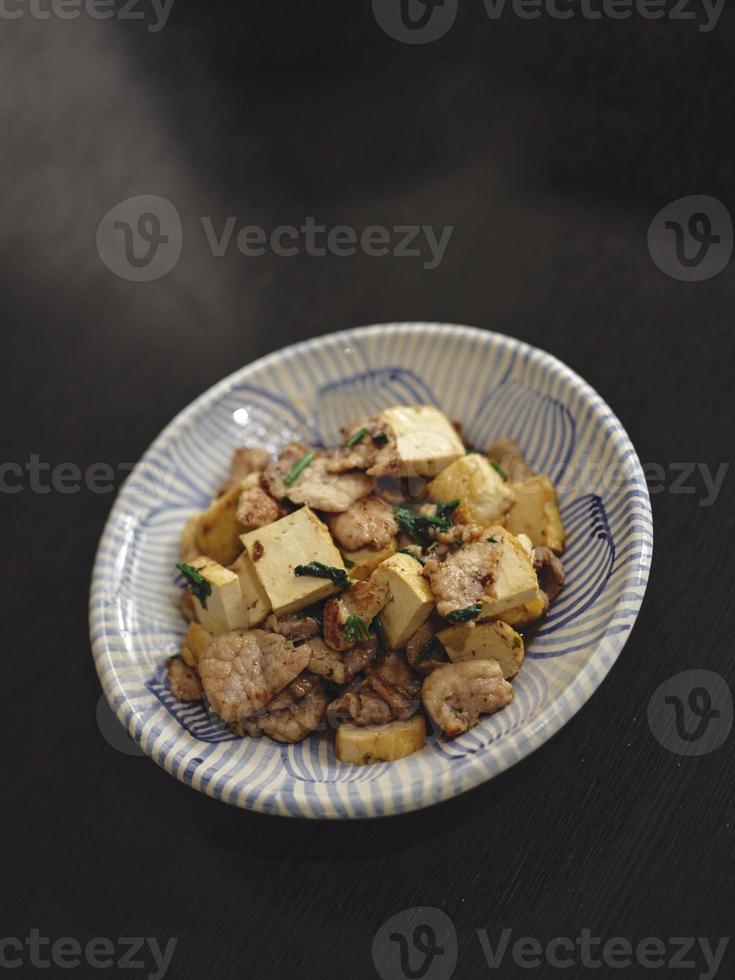 Stir Fried Tofu and Pork With Black Bean Sauce photo
