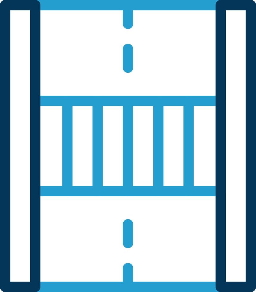 Pedestrian Crossing Vector Icon Design