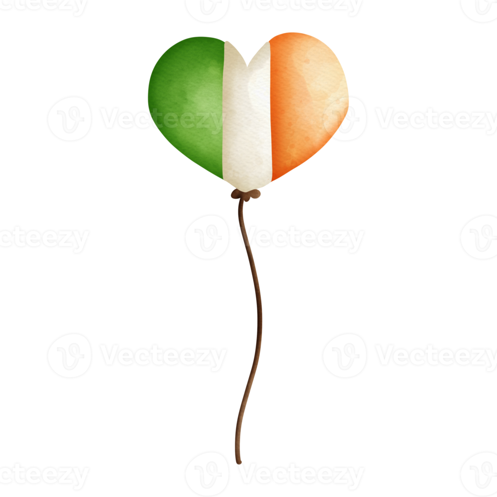 Ballon st Patrick, nordisch Stil, Heilige Patrick Tag Element png