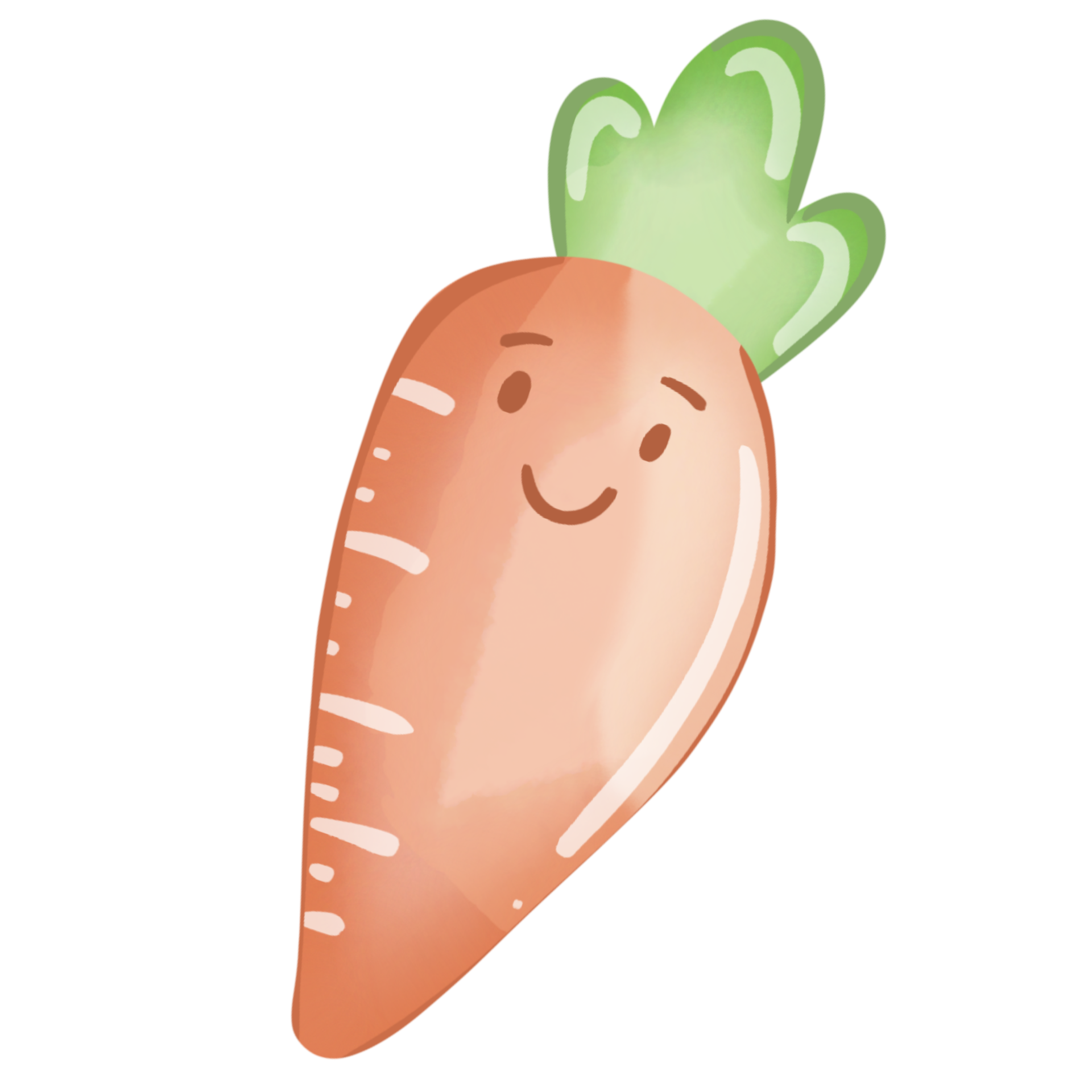 Watercolor Cute Easter Carrot, Easter Elements 20786692 PNG