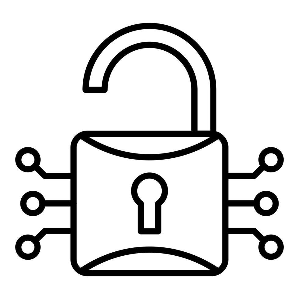 Encryption Icon Style vector