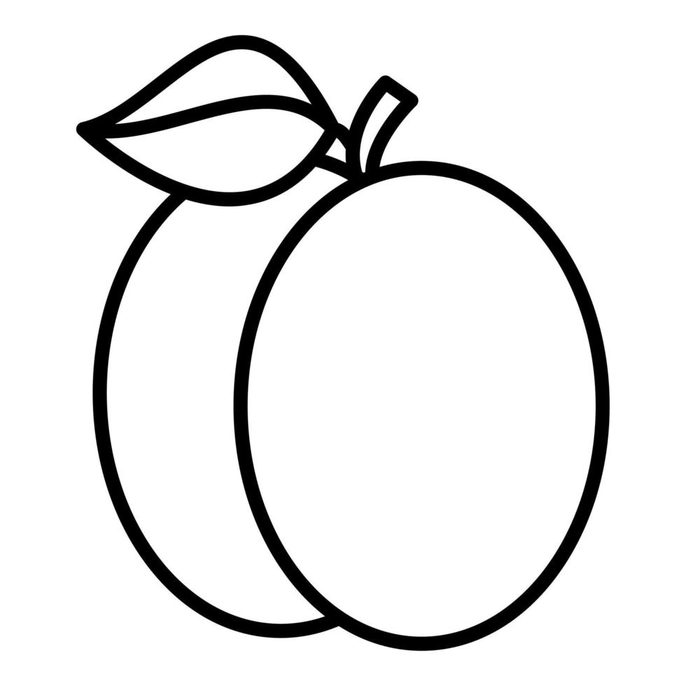 Plum Icon Style vector