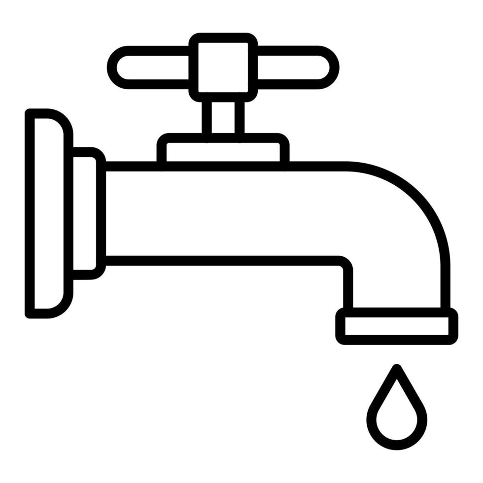 Faucet Icon Style vector