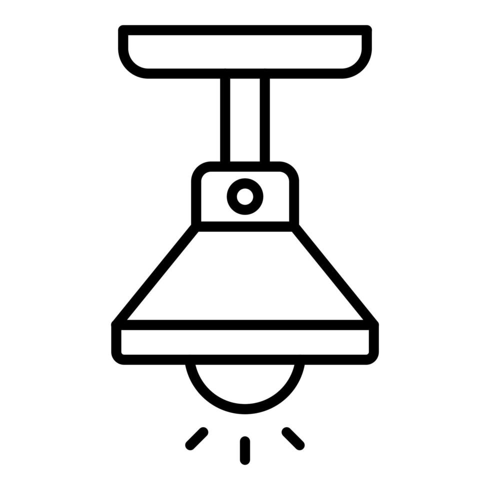 Pendant Light Icon Style vector