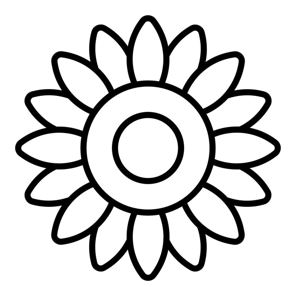 Calendula Icon Style vector