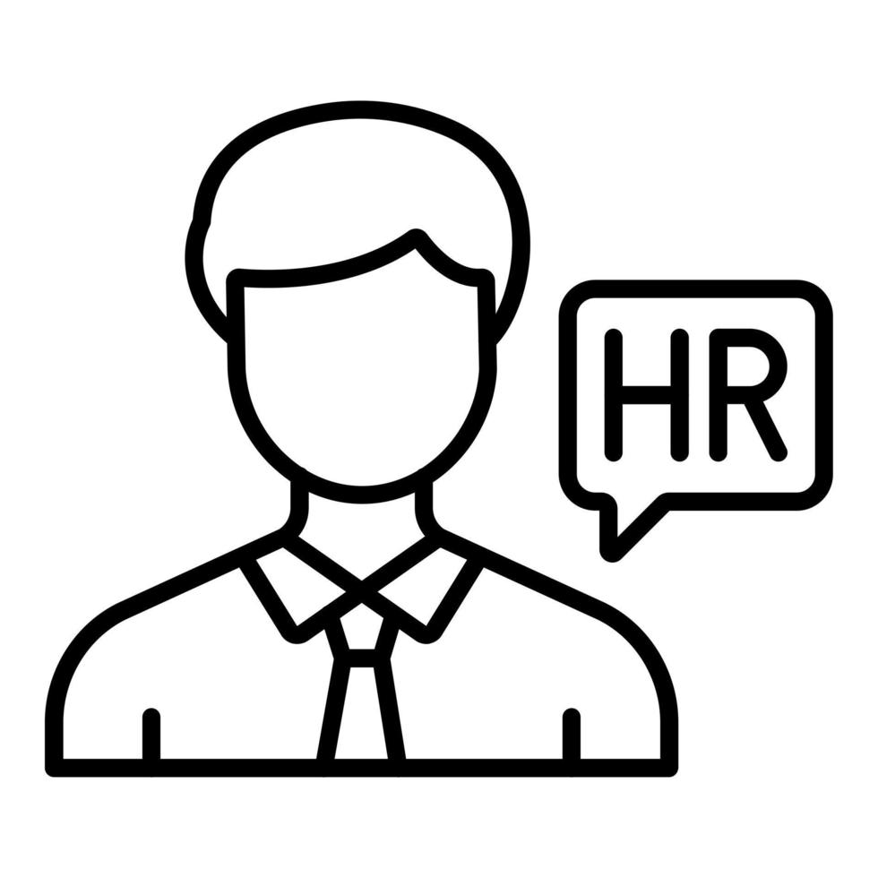 Human Resources Icon Style vector