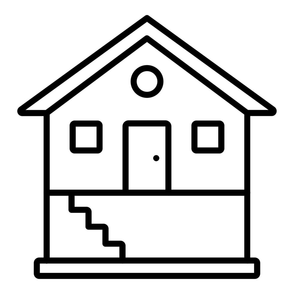 Basement Icon Style vector