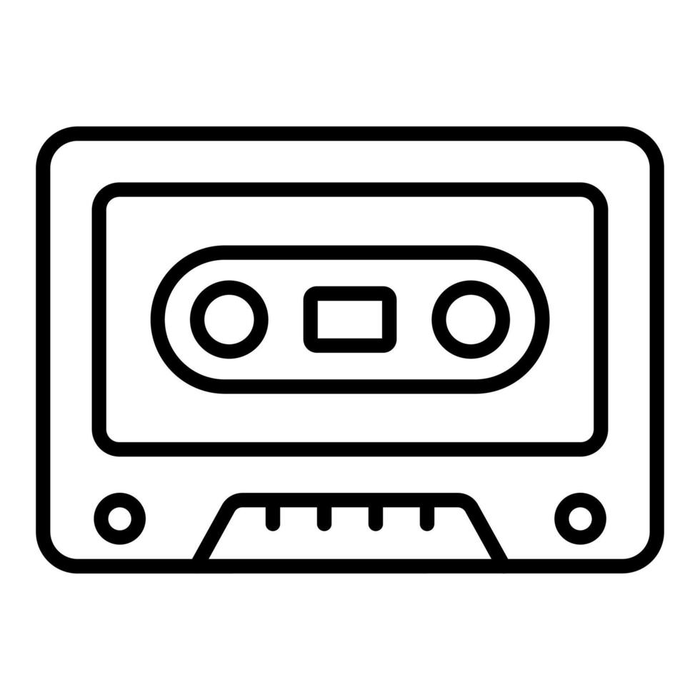 Cassette Icon Style vector