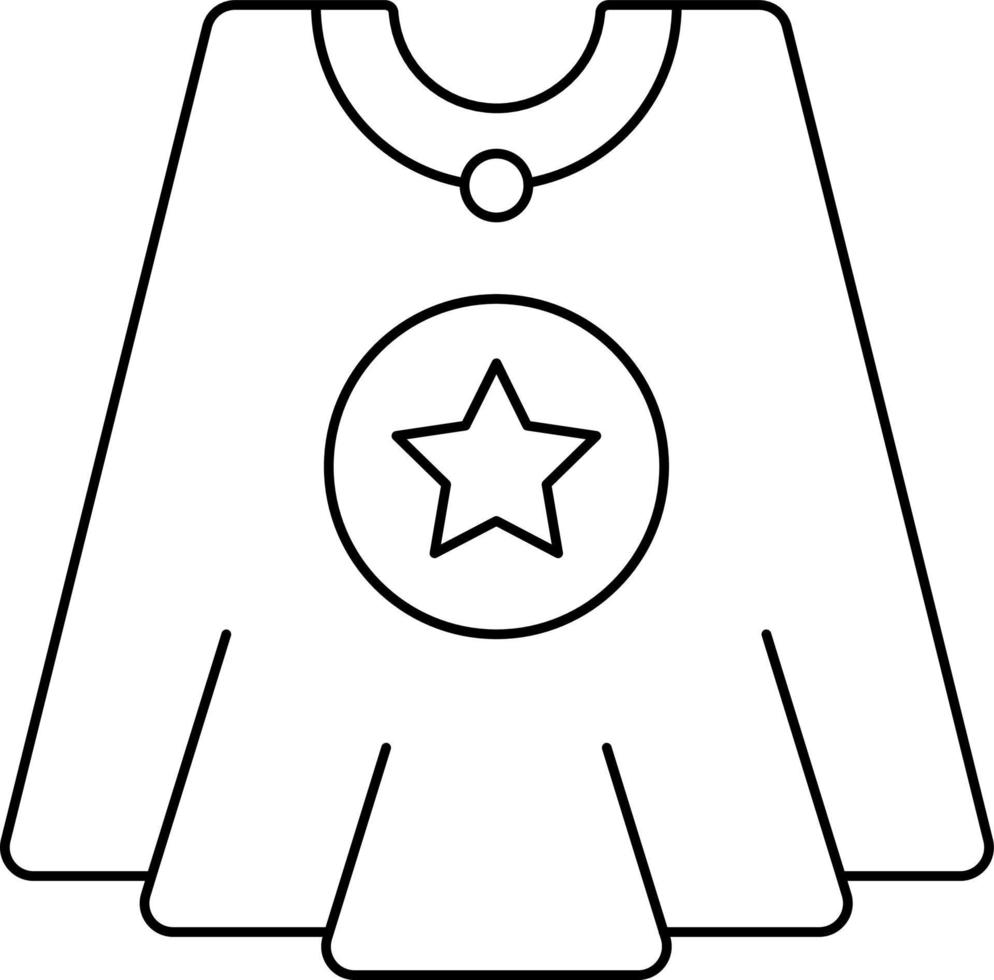 Cape Icon Style vector