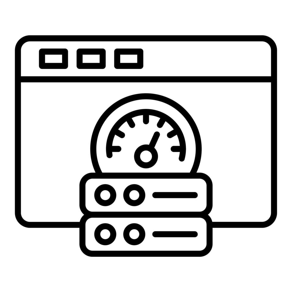 Browser Cache Icon Style vector