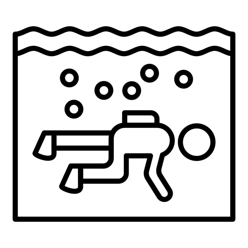 Drift Diving Icon Style vector