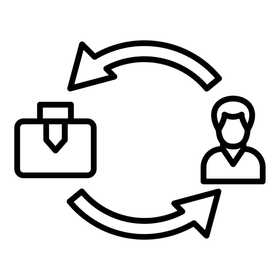 B2C Icon Style vector