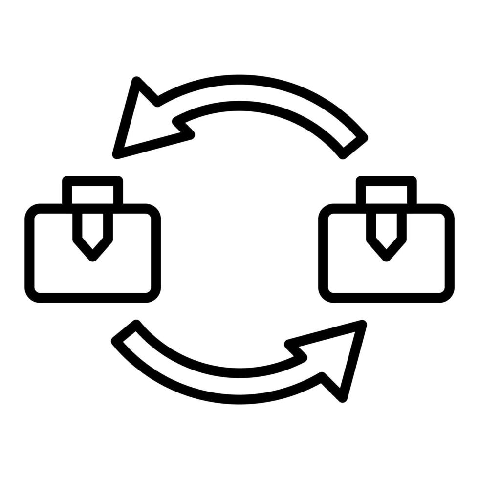 B2B Icon Style vector