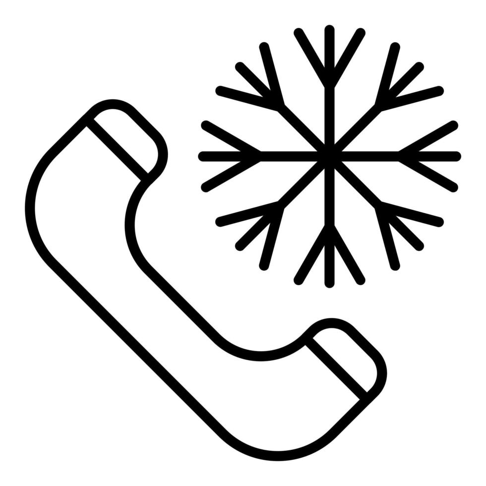 Cold Calling Icon Style vector