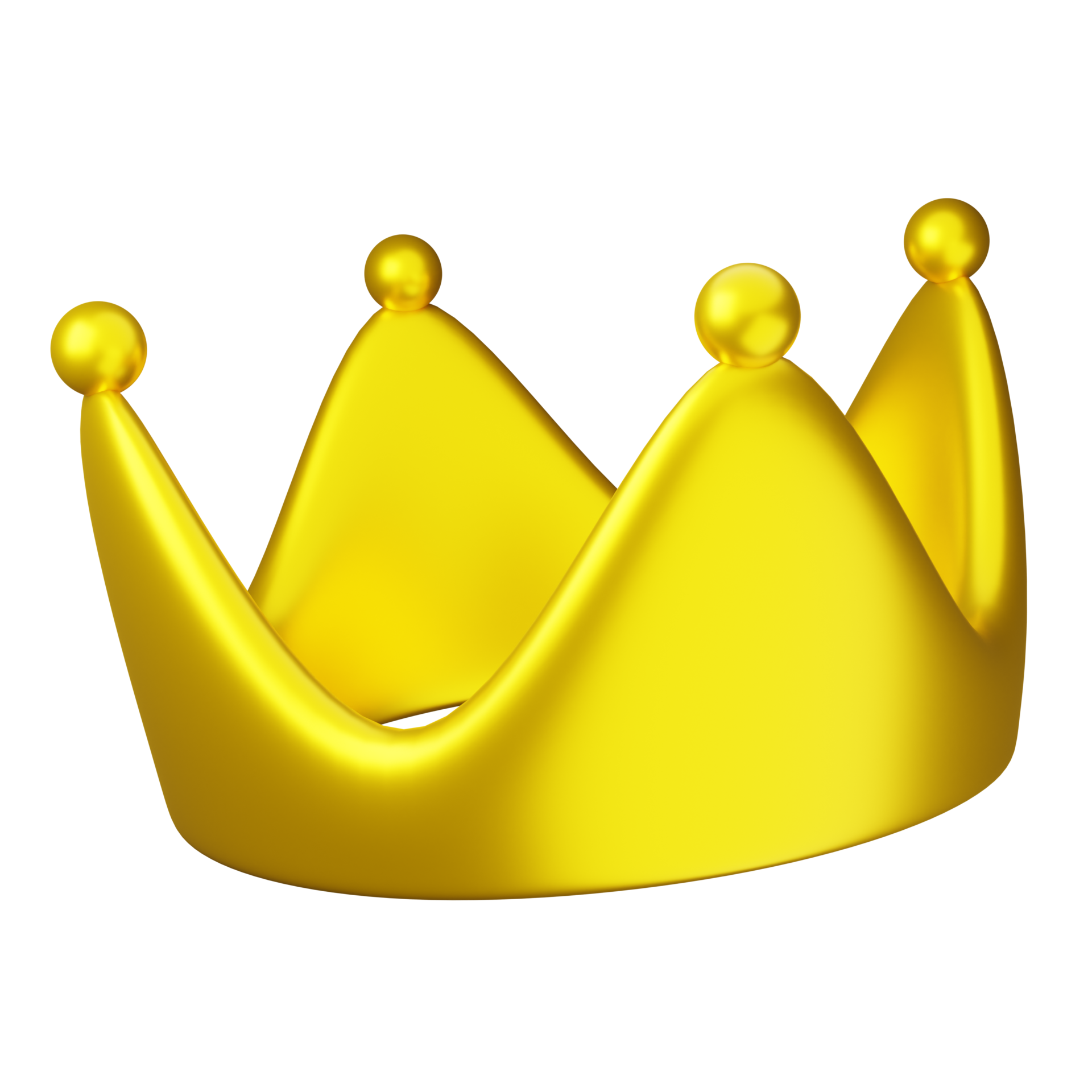 set of premium gold crown winner luxury success sign or symbol icon