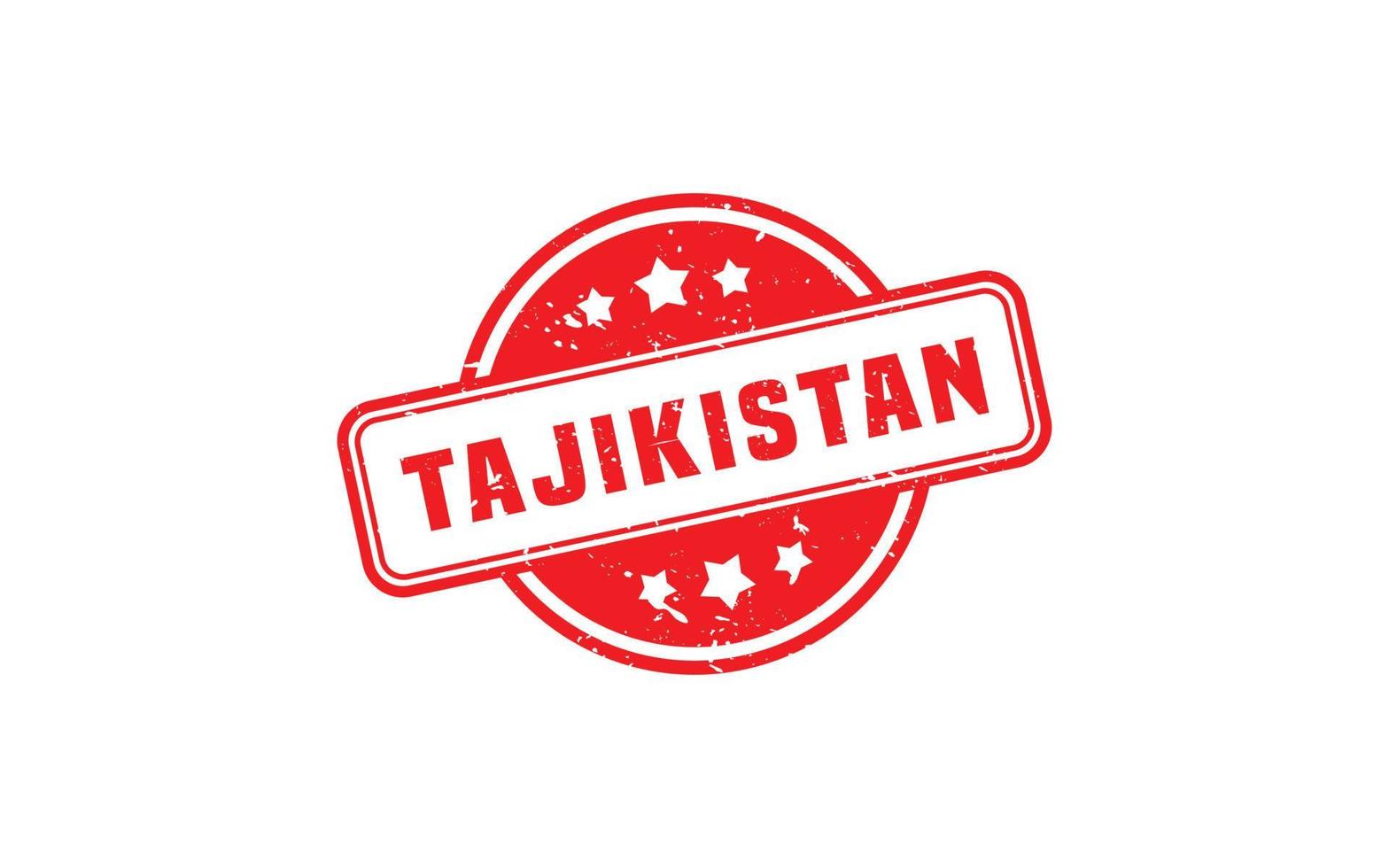 TAJIKISTAN stamp rubber with grunge style on white background vector