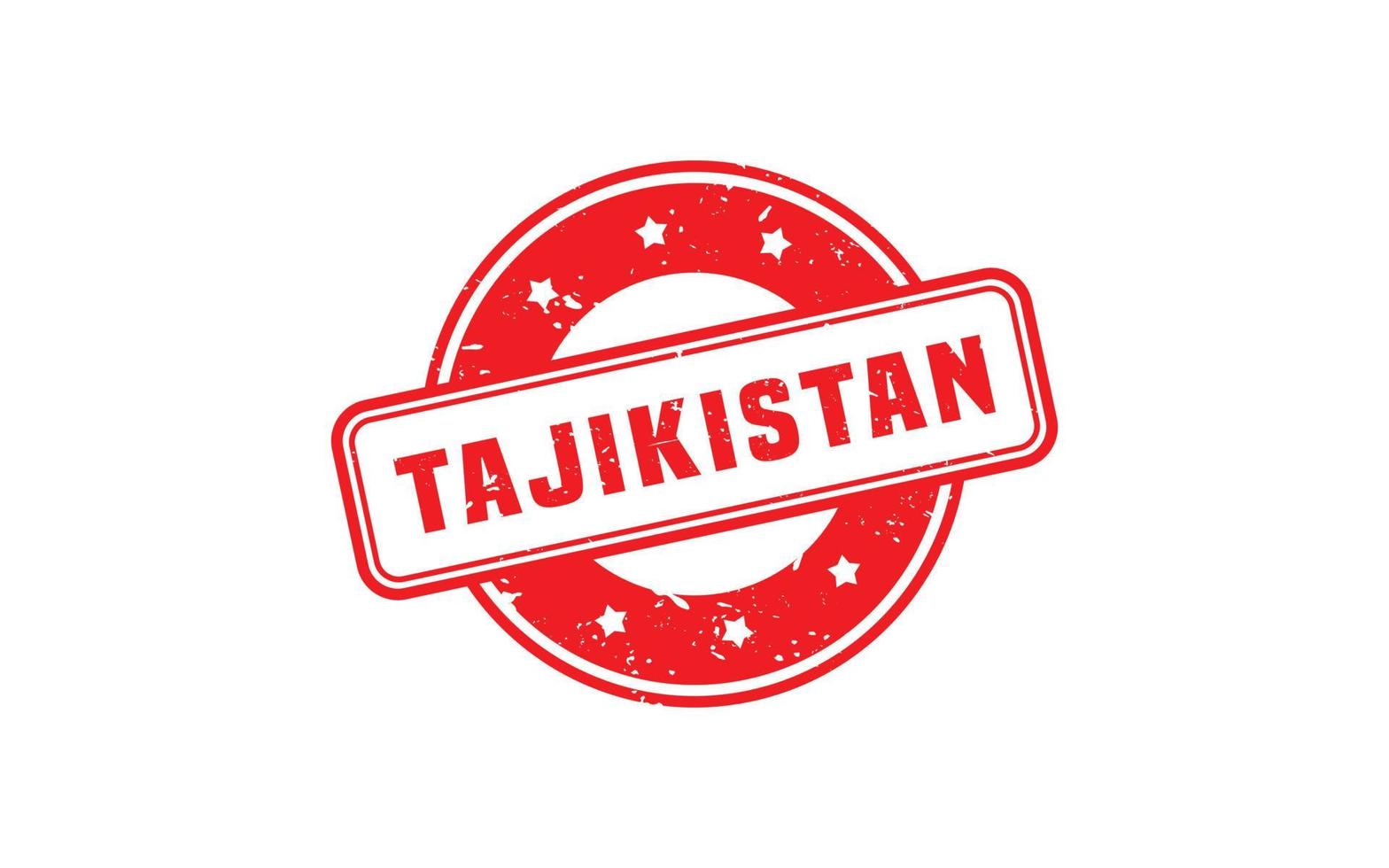 TAJIKISTAN stamp rubber with grunge style on white background vector