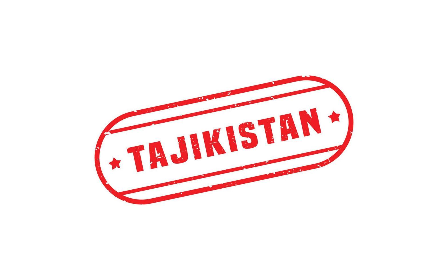 TAJIKISTAN stamp rubber with grunge style on white background vector