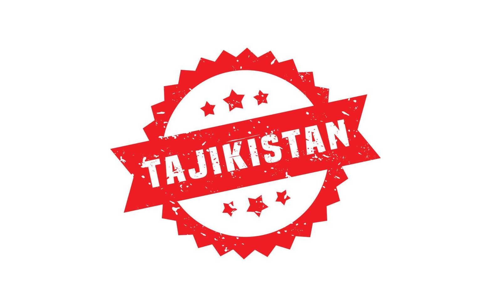TAJIKISTAN stamp rubber with grunge style on white background vector