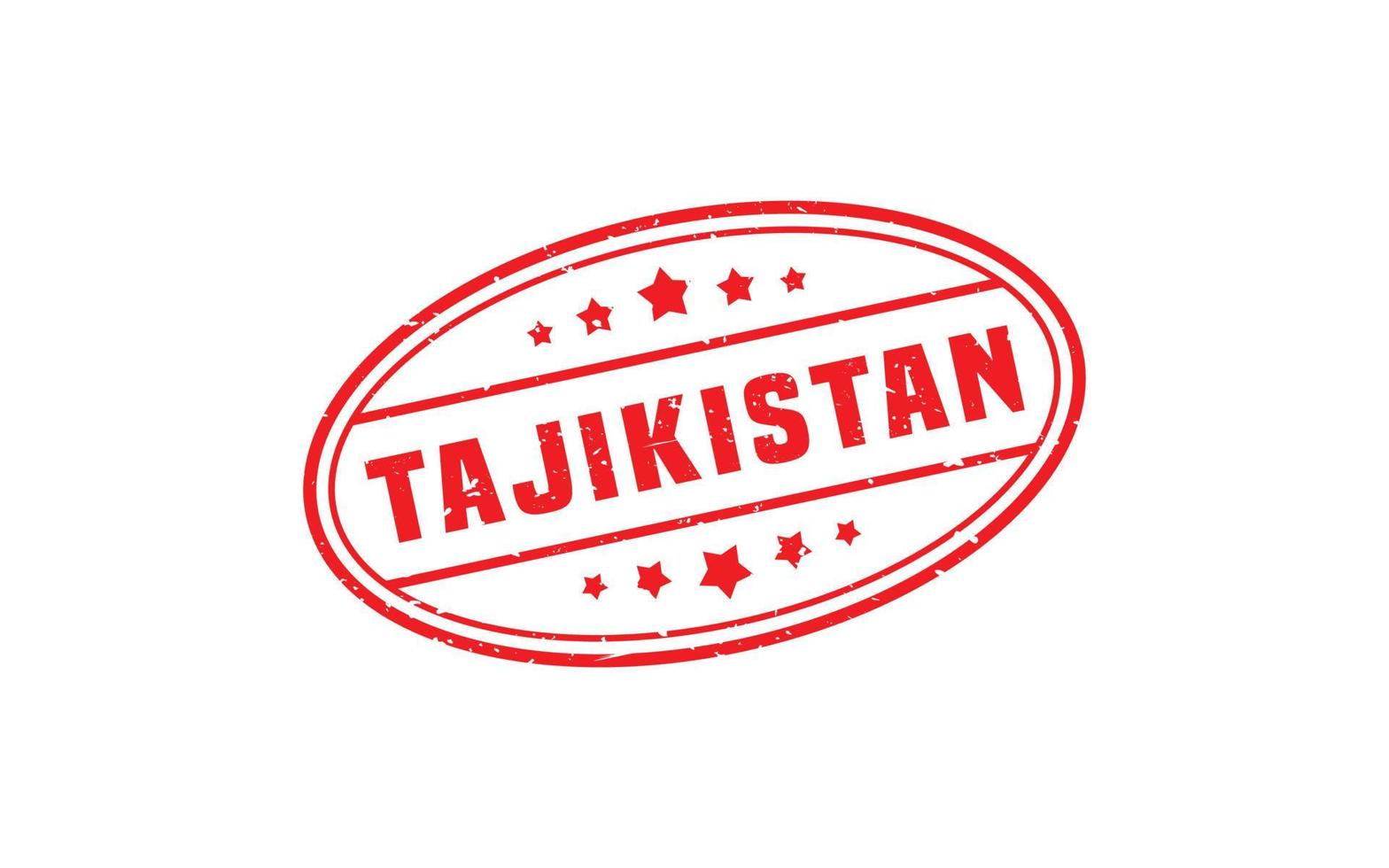 TAJIKISTAN stamp rubber with grunge style on white background vector