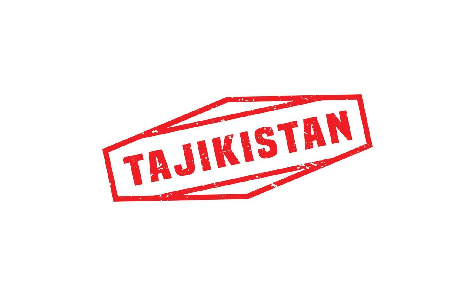 TAJIKISTAN stamp rubber with grunge style on white background vector