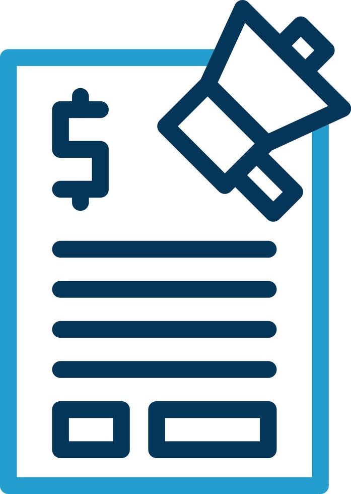 Marketing Budget Vector Icon Design