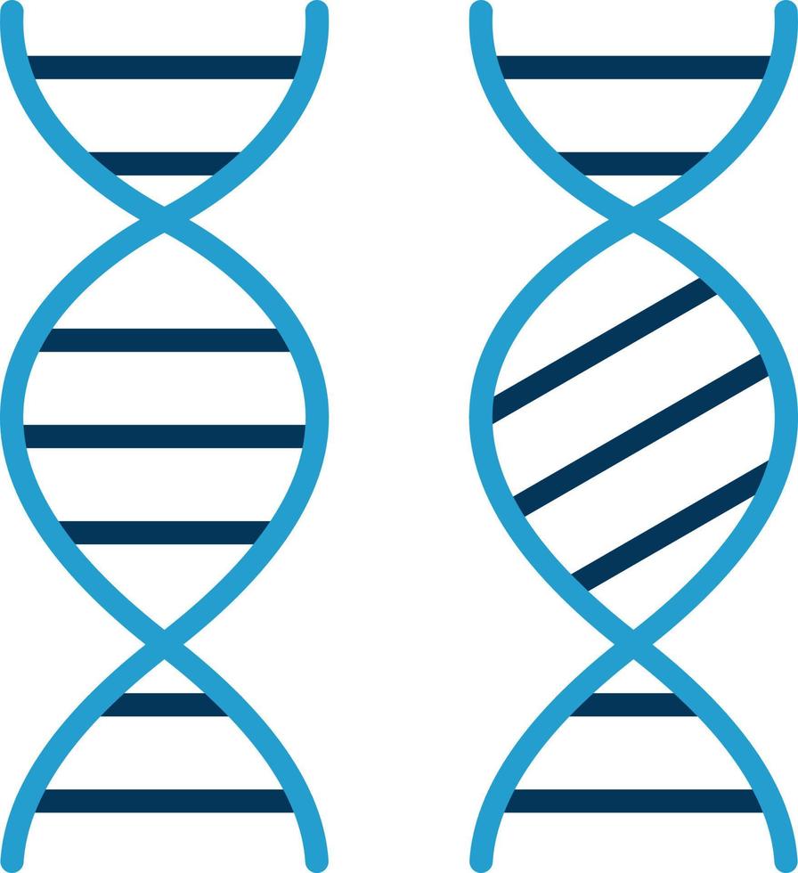 Genetic Comparation Vector Icon Design