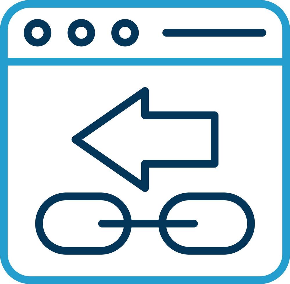 Backlink Vector Icon Design