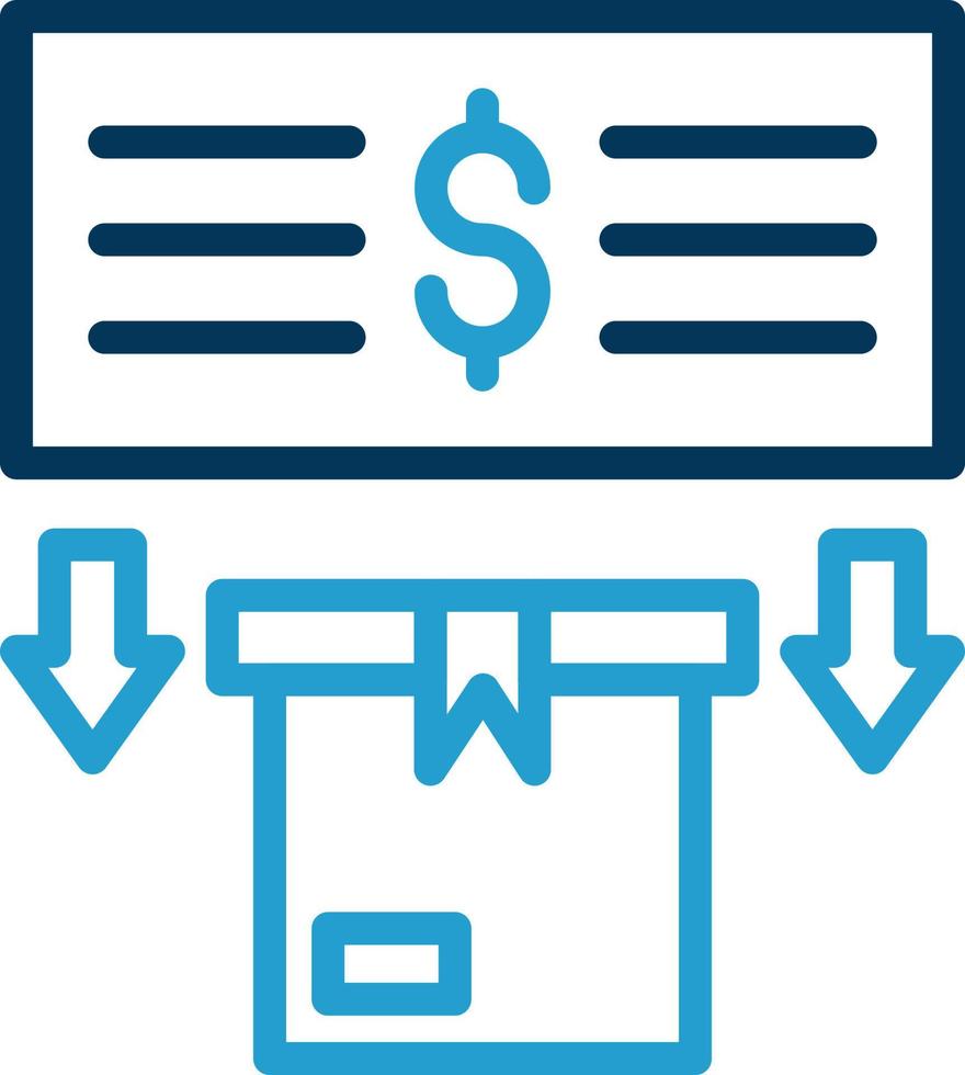 Pay Upon Delivery Vector Icon Design