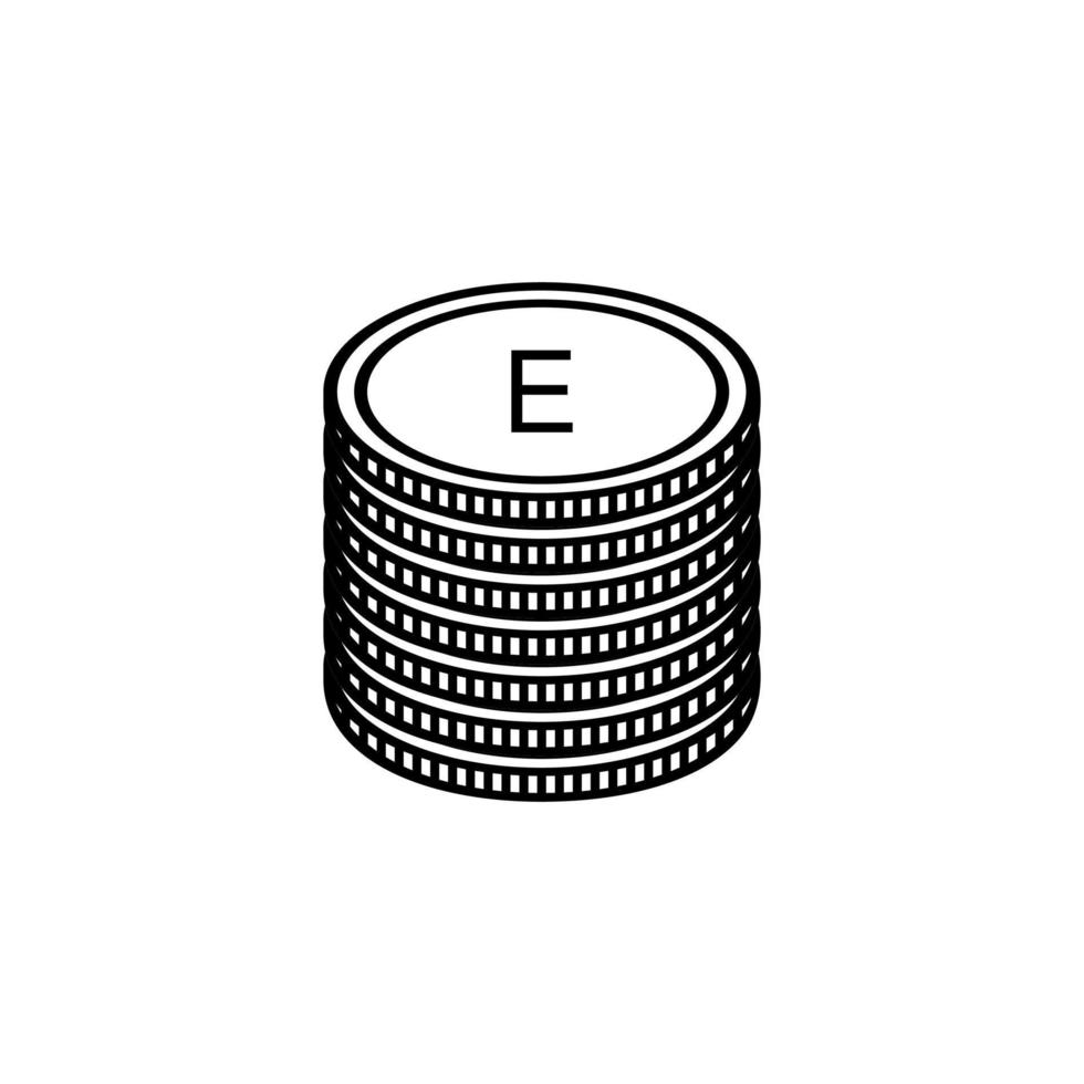 Eswatini Currency Symbol, Swazi Lilangeni Icon, SZL Sign. Vector Illustration