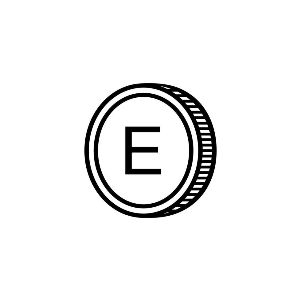 Eswatini Currency Symbol, Swazi Lilangeni Icon, SZL Sign. Vector Illustration