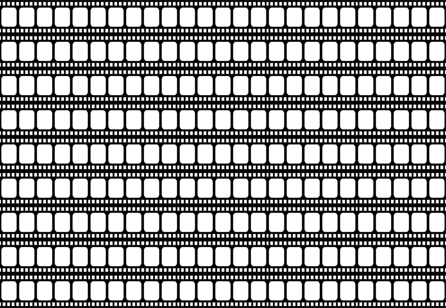 Seamless Filmstrip Motifs Pattern for Ornate, Decoration, Interior, Exterior, Background, Wallpaper, Cover or Graphic Design Element. Vector Illustration