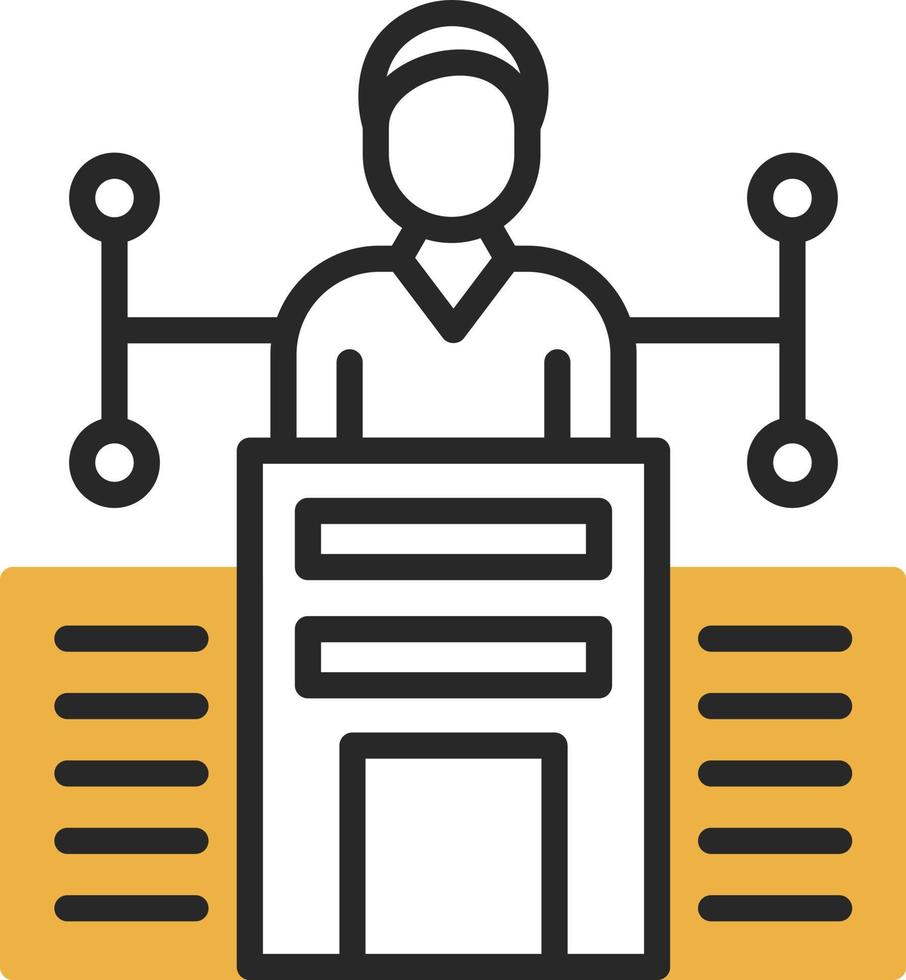 Company Structure Vector Icon Design