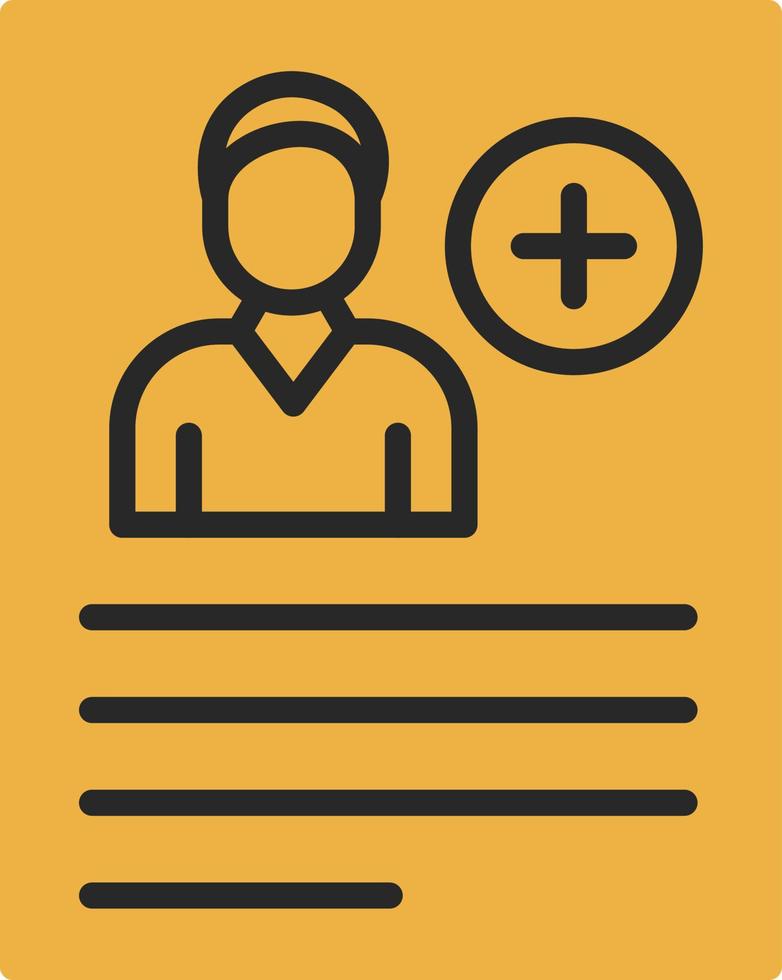 Employee Account Vector Icon Design