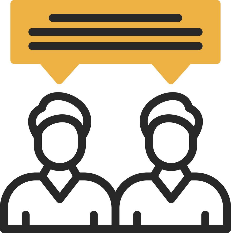 Face To Face Vector Icon Design