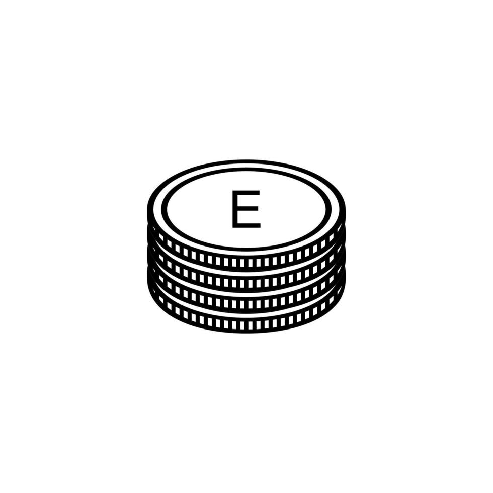 Eswatini Currency Symbol, Swazi Lilangeni Icon, SZL Sign. Vector Illustration