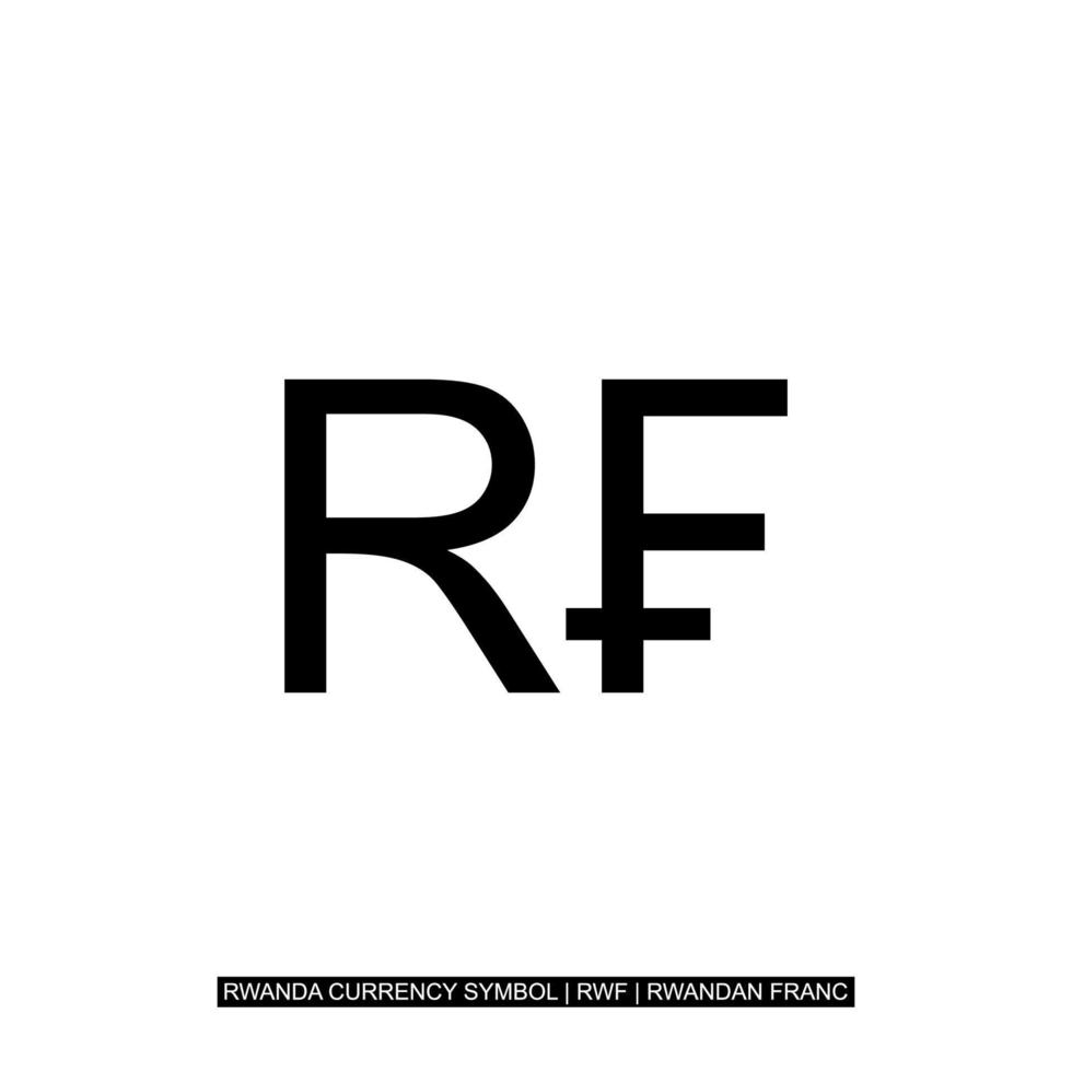 Rwanda Currency Symbol, Rwandan Franc Icon, RWF Sign. Vector Illustration