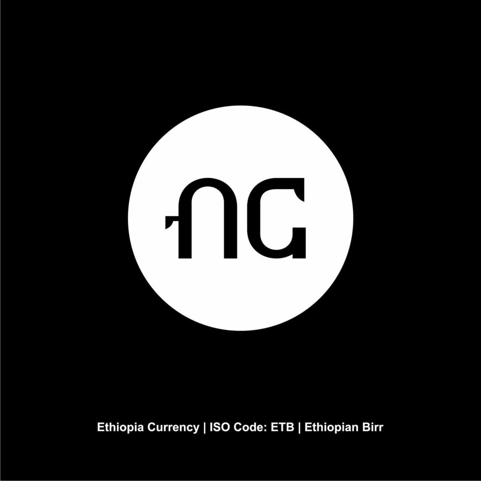 Ethiopia Currency Symbol, Ethiopian Birr Icon, ETB Sign. Vector Illustration