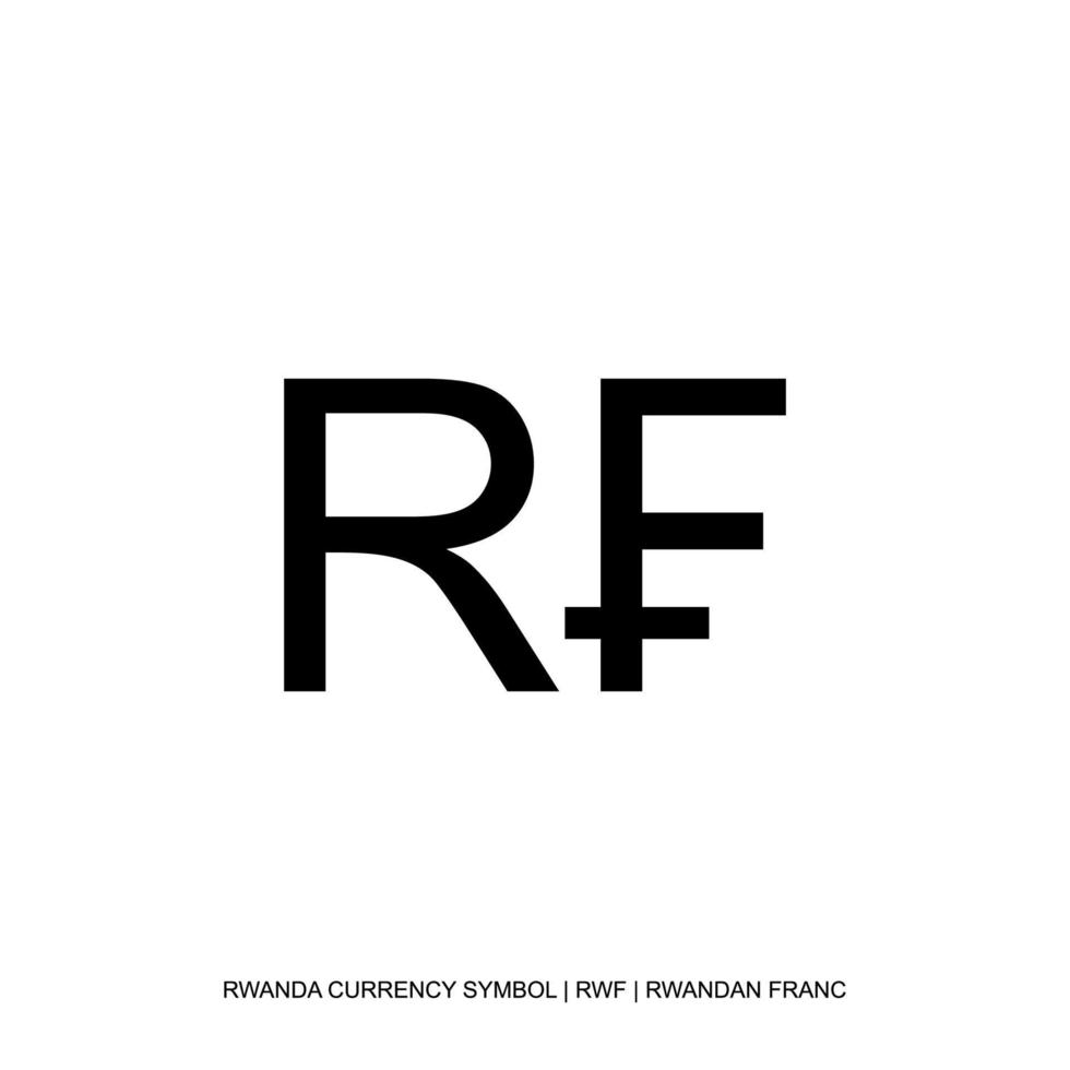 Rwanda Currency Symbol, Rwandan Franc Icon, RWF Sign. Vector Illustration