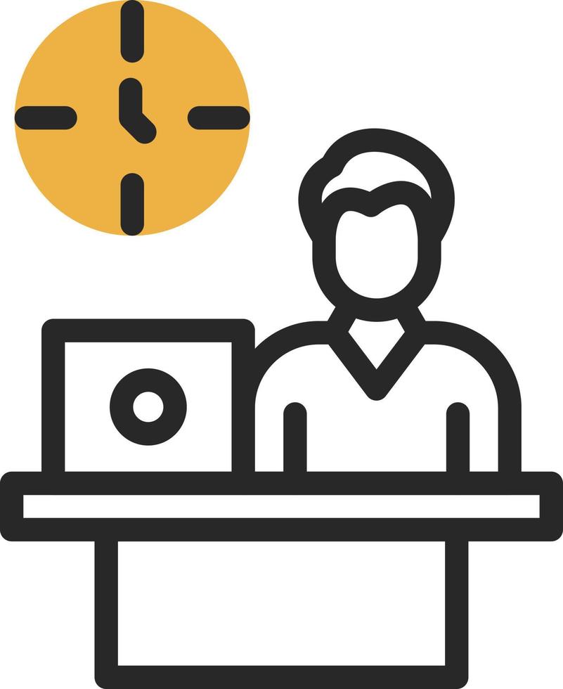 Office Life Vector Icon Design