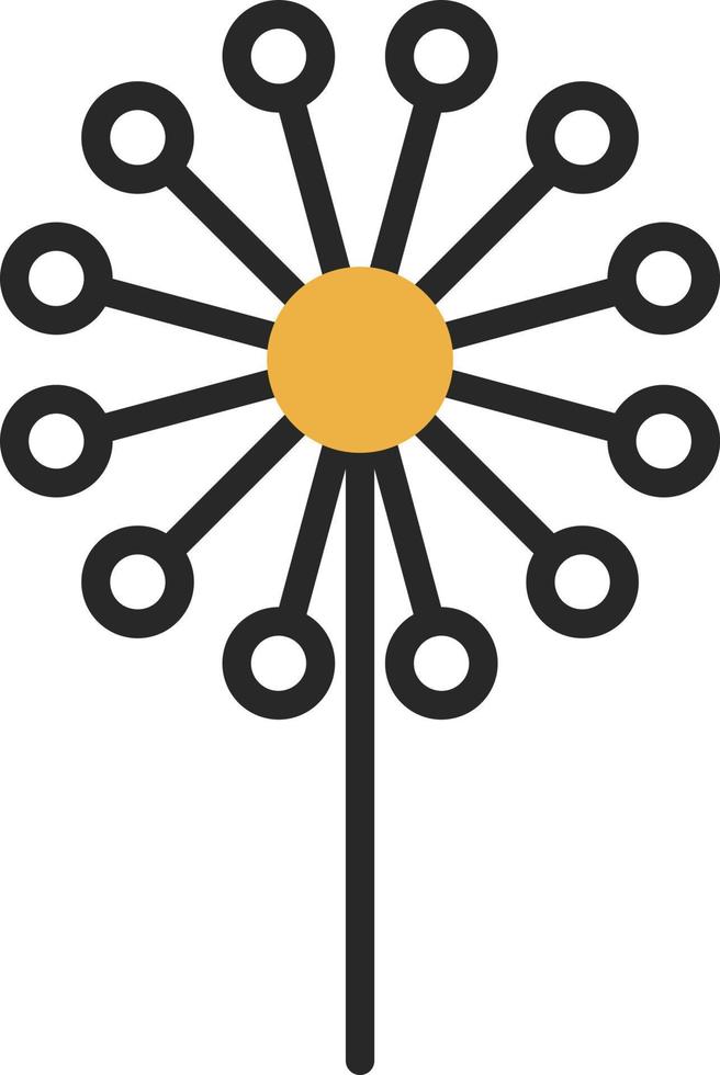 Dandelion Vector Icon Design