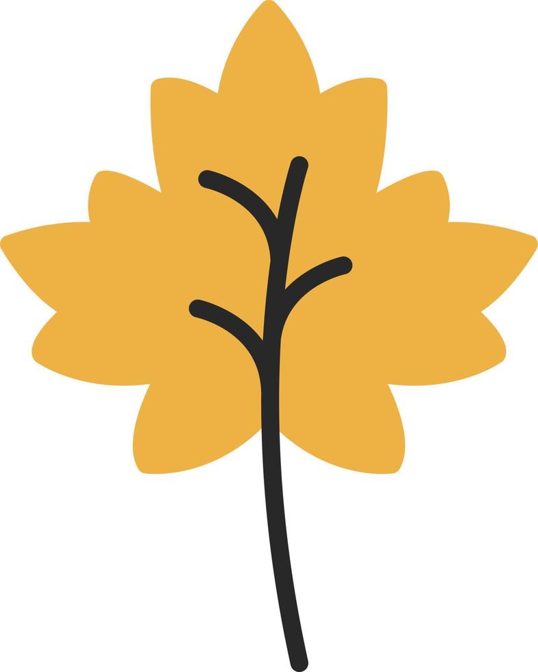 Autumn Leaves Vector Icon Design